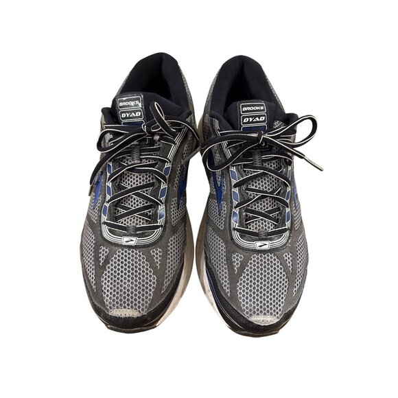 Brooks Dyad 8 Mens Running Shoes Size 12 4E Gray/Black/Blue Durable Cushioning P - Picture 2 of 10